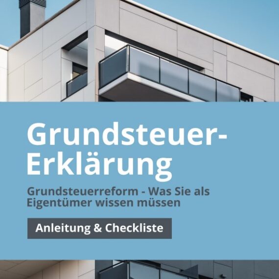 eBook Grundsteuer-Erklärung 2022 – Anleitung & Checkliste (Einzelpreis)